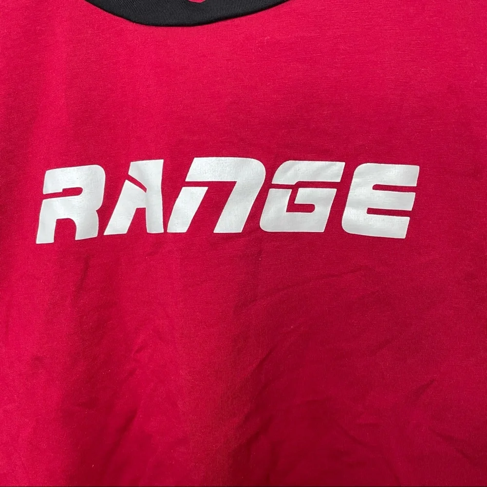 Red crop top “RANGE” - Picture 3 of 7